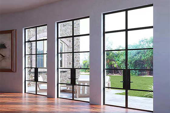 Aluminum swing door