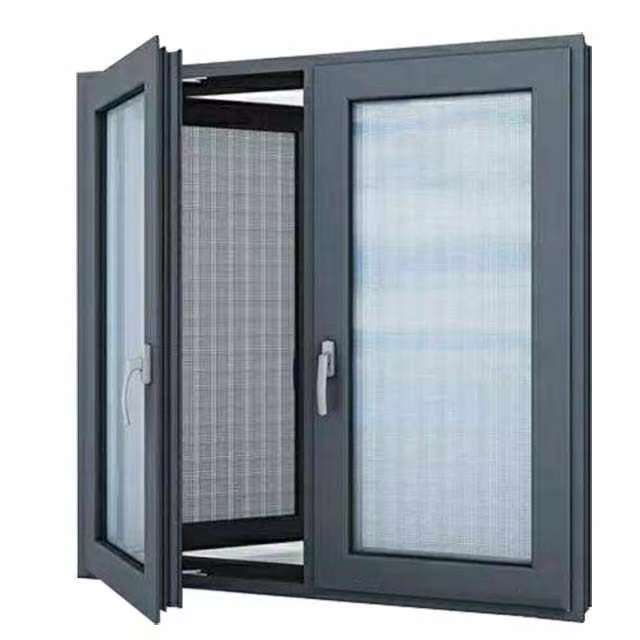 Aluminum Basement Casement Windows with Screen