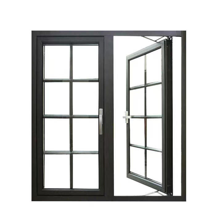 Thermal Break Triple Glazed Aluminum Casement Windows