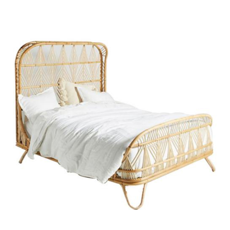 Rattan Bed For Resorts