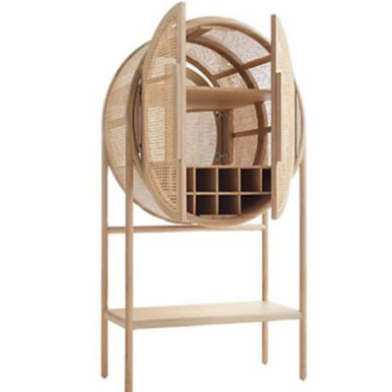 Cane Bar Cabinet