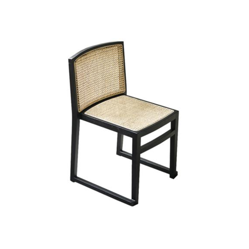 Rattan Backrest  Side Chair 