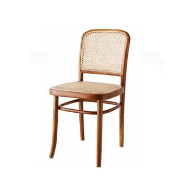 Wooden Rattan Woven Chairs 