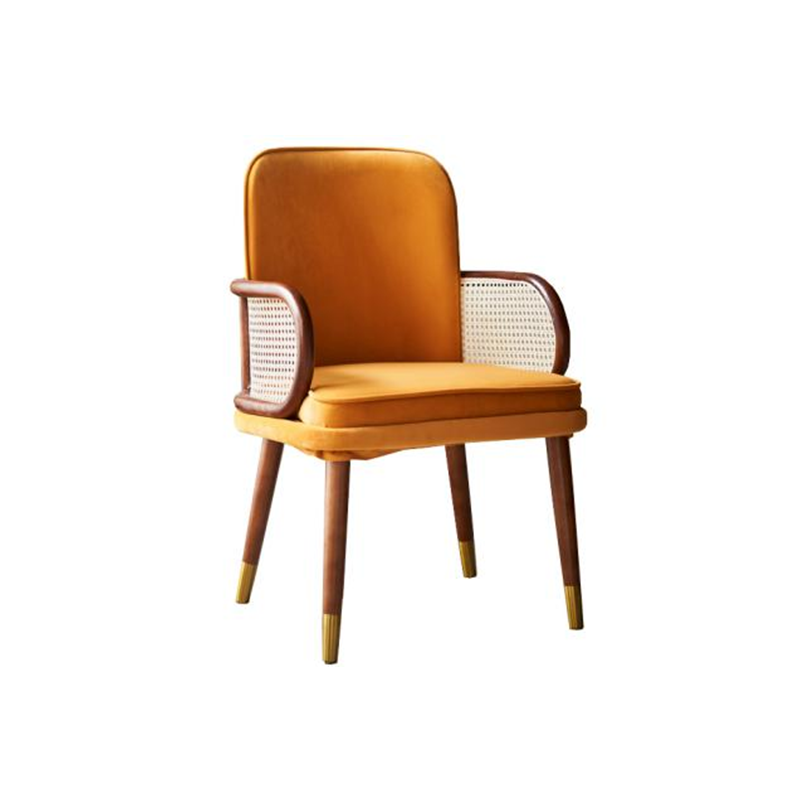  Rattan Weaving Solid Wood Chair