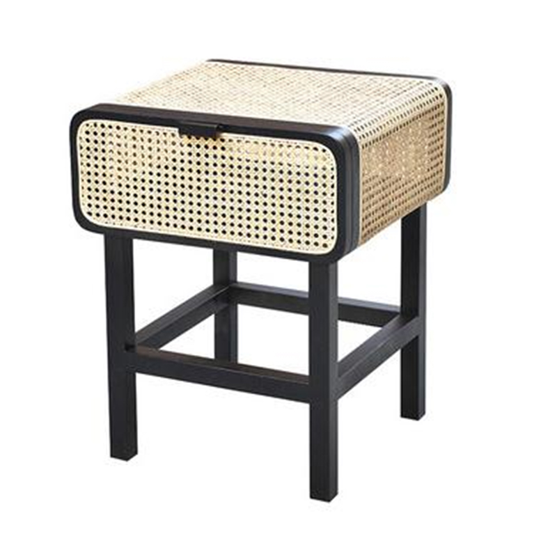 Rattan Bedside Table