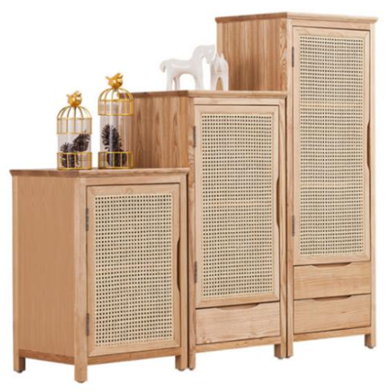 Rustic Charm Solid Wood Wardrobe