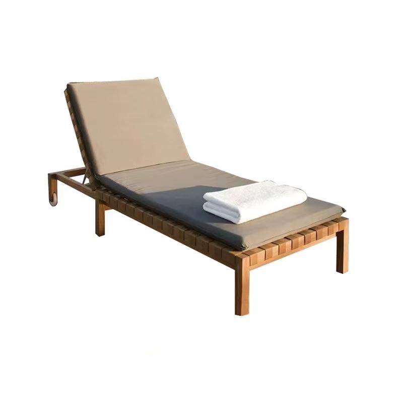 Teak Patio Daybed with Cushions