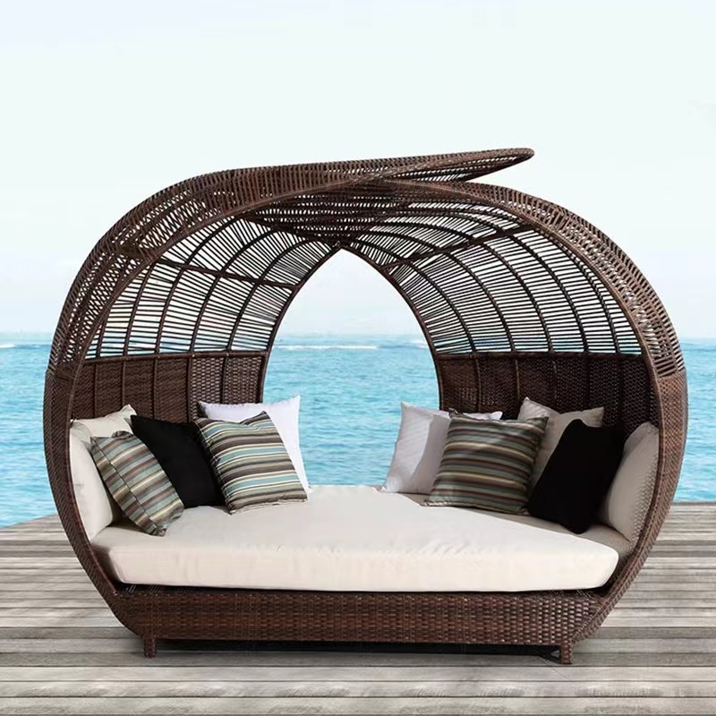 Dome Round Sunshine Lounge Beach Chaise Lounge Circular