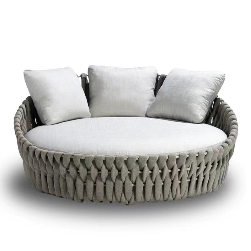 Rattan Wicker Sun Lounger