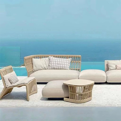 Outdoor Modular Sofa and Dining in Rope Weave