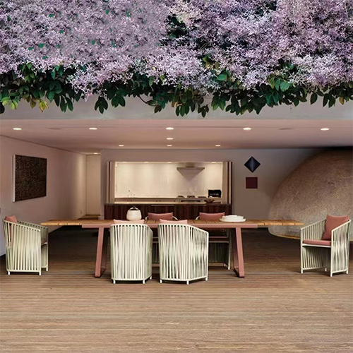 Outdoor armchair/Rectangle/square/circular dinning table