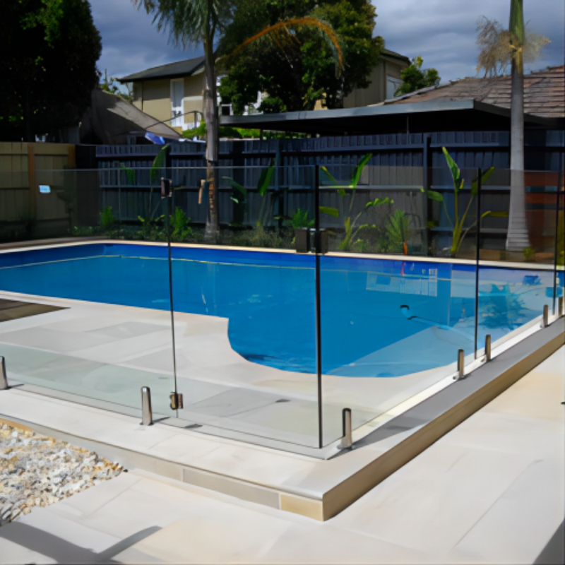 floor mounted spigot swimming pool railings