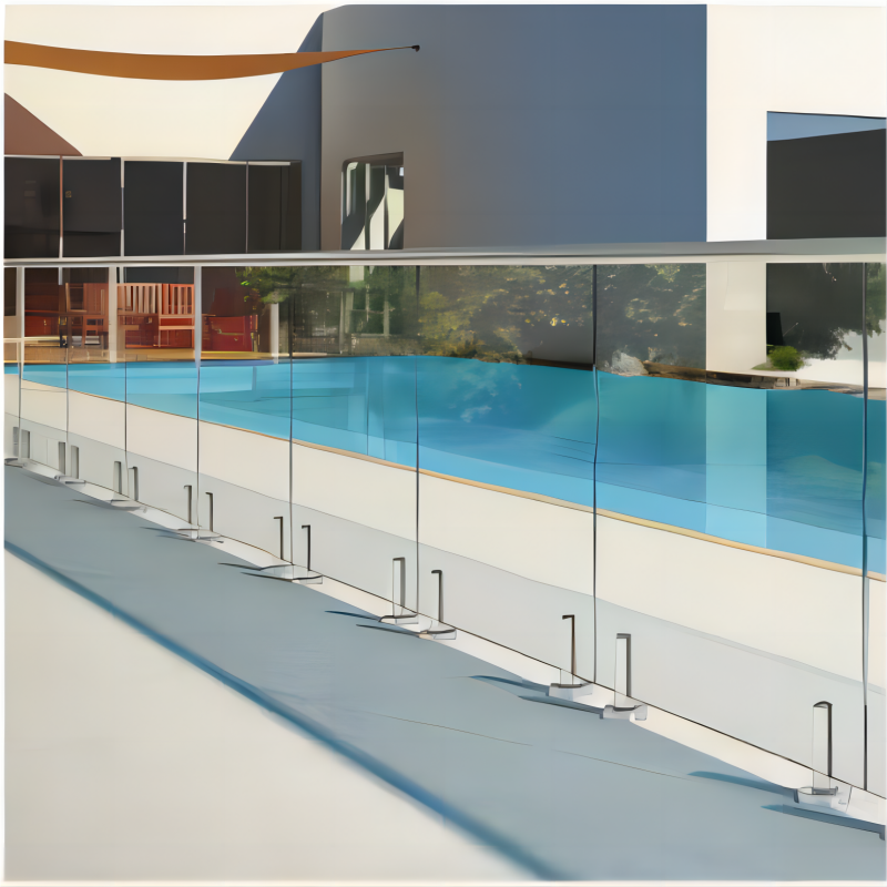 Frameless Balustrade Standoff Balcony Handrail Terrace Fence