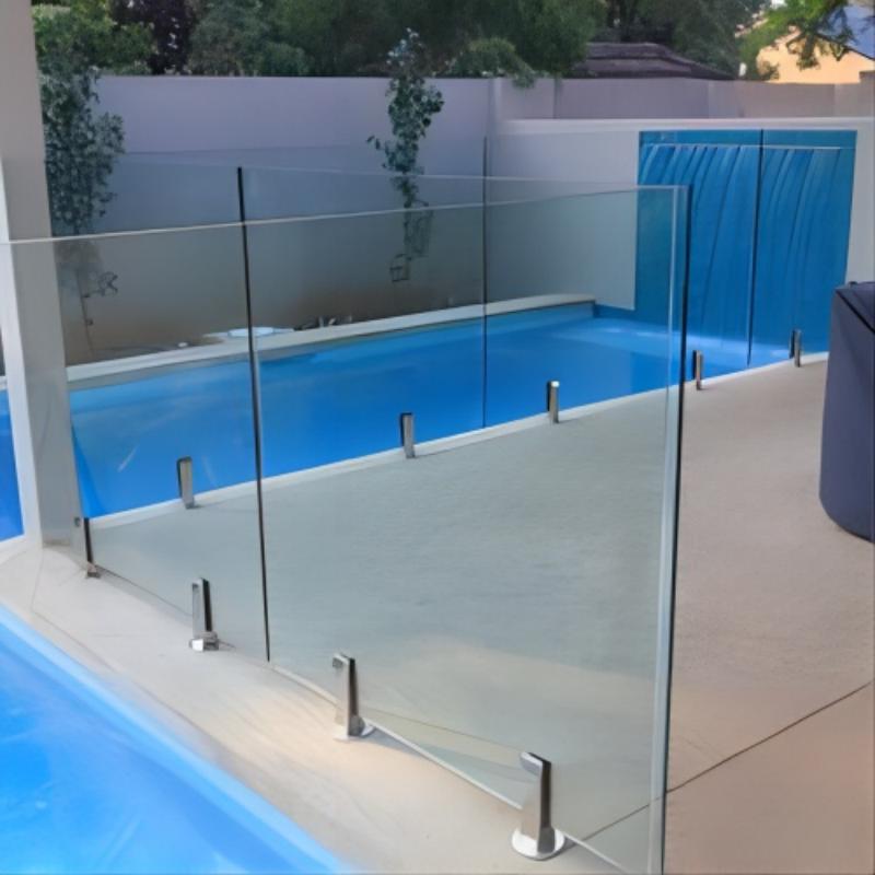 Toughened Laminated Glass Frameless Pool Fencing