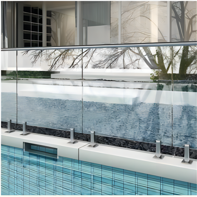 Safety Railing With Handrail