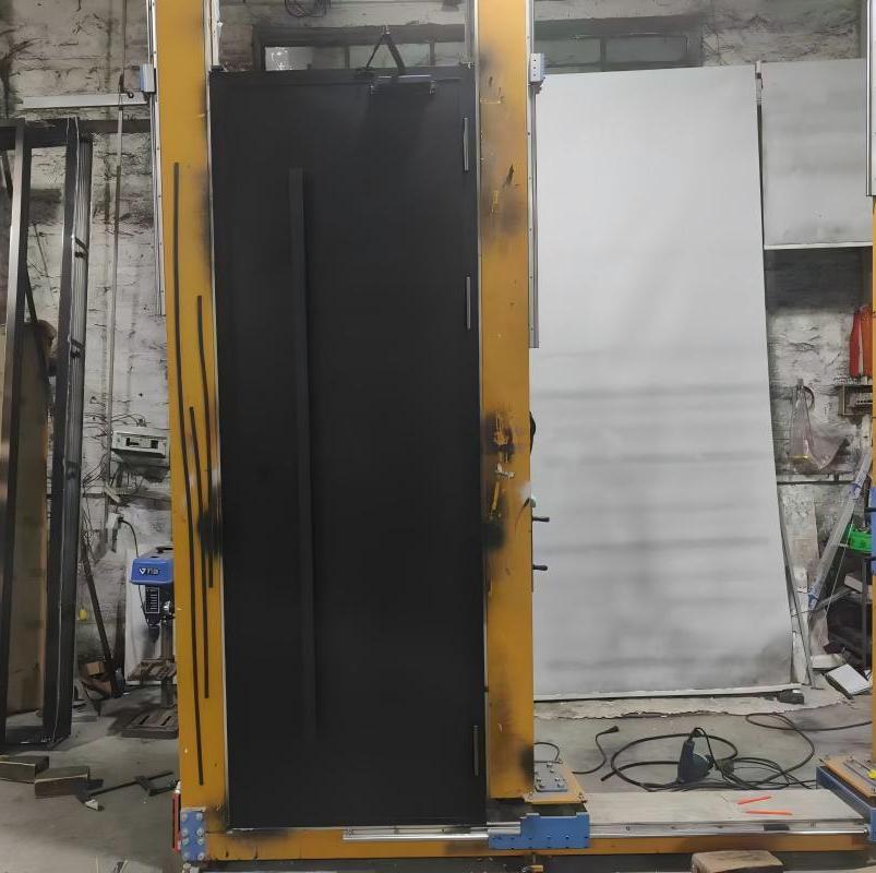 French Door With Self Closing Mechanism